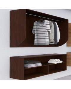 Floating Wardrobe with Bench – Modern Formica Finish by Maimo Furniture-MAM1008202525