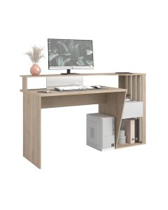Study Desk with Shelf and Side Storage – Modern Formica Desk by Maimo Furniture MAM2910202509