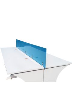 MEK - 4PC - Modern 4 in 1 Charlotte Open Office Table With Dividers Executed in Wood  Executive Formica - MAM20230702001