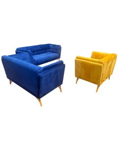 OPH-6YB - 6 Places - Yellow  Blue  Velvet Ophilia Sofa, Very Comfortable - MAM20222810003