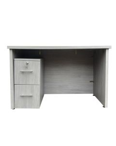 TAB - 1PC -  Rectangular Executive Desk With 2 Side Drawers Executed In Wood And Formica - MAM20232205004
