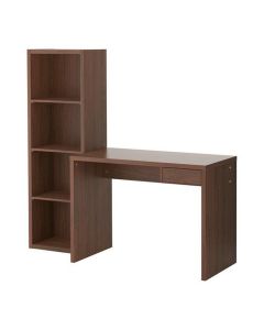Study Desk with Bookshelf and Drawers – Wooden Finish Desk by Maimo Furniture MAM2910202514
