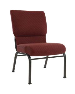 Burgundy Cushioned Church Chair – Comfortable Worship Seating by Maimo Furniture MAM30102025002