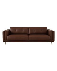 3-Seater Brown Leather Sofa – Modern Premium Sofa by Maimo Furniture MAM2910202526
