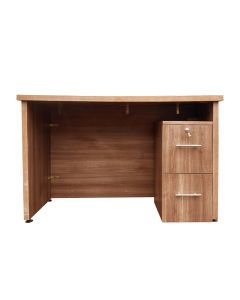 TAB - 1PC -  Rectangular Executive Desk With 2 Side Drawers Executed In Wood And Formica - MAM20232205003