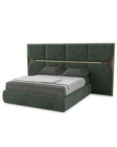 Modern Bed with Oversized Upholstered Headboard and Side Tables | Maimo Furniture Cameroon-MAM0930202510