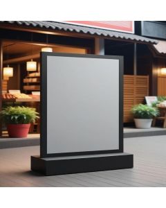 Free-Standing Outdoor White Board | Display & Notice Board – Maimo Furniture MAM2410202516