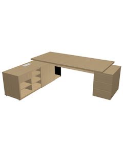 TAB - 1PC - Modern office table executed in wood and formica - MAM02012205