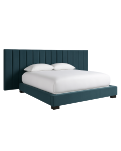 Modern Bed with Extended Vertical Upholstered Headboard | Maimo Furniture Cameroon-MAM0930202537