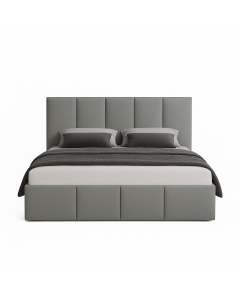 Modern Upholstered Bed with Tall Panel Headboard | Maimo Furniture-MAM0930202549