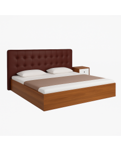 Tufted Headboard Bed with Solid Wooden Frame | Maimo Furniture-MAM0930202553
