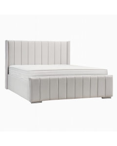 Upholstered Bed with Vertical Channel Headboard & Footboard | Maimo Furniture-MAM0930202558