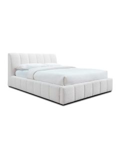 Contemporary Upholstered Bed with Vertical Channel Design-MAM0930202574