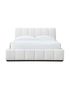 Upholstered Bed with Wide Panel Stitching | Maimo Furniture-MAM0930202581