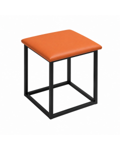 Modern Cushioned Side Stool with Metal Frame – Compact Stool by Maimo-MAM20260436