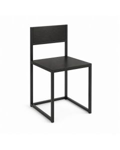 Modern Metal Frame Dining Chair with Formica Seat – Minimalist Chair by Maimo-MAM20260434