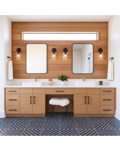 Luxury Double Sink Toilet Cabinet with Vanity Seat  Maimo Furniture Cameroon MAM11102025006