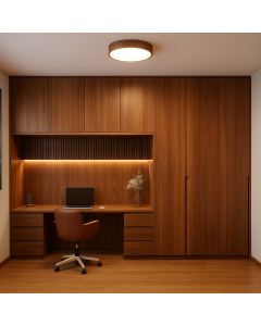 Full Brown Wardrobe with Desk Maimo Furniture Cameroon MAM141020250016