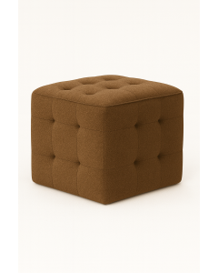 Fabric Tufted Cube Pouf | Modern Ottoman by Maimo Furniture MAM16102025006