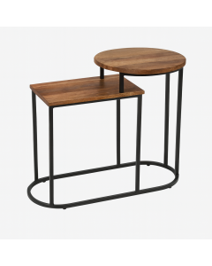 Double-Level Side Stool with Formica Finish | Maimo Furniture-MAM1017202517