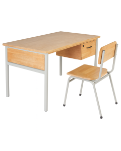 Modern Teacher’s Desk with Drawer | Durable School Desk – MAM29102025002