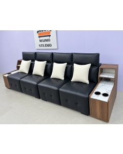 Modular lounge seating with integrated side tables and built-in power access-MAM1125202547