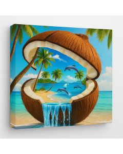 Tropical Coconut Fantasy Art – Maimo Collection- MAM0910202534