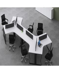 6 seater Open space without drawers – Office Desk by Maimo Furniture-MAM281020259