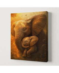 Mother & Baby Elephant Love – Maimo Art- MAM0910202536