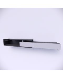 Free standing TV stand with modern layout and functional storage design - MAM12162025401