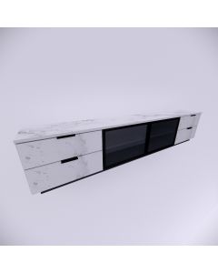 Freestanding Formica TV Stand with Storage Compartments by Maimo Furniture MAM12162025403