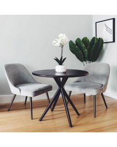 Modern 2-Seater Dining Set with Round Table – Elegant Small Space Furniture | Maimo Furniture MAM2025110506