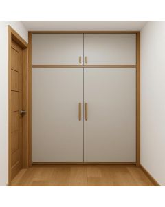 Built-in Formica Wardrobe with Top Storage | Maimo Furniture-MAM1008202513