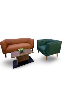 Modern sofa set with matching armchair and center table by Maimo Furniture-MAM1125202544