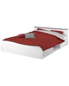 LT - 2PC -3 Place Modern Wood With Formica Finishing Bed - MAM05012201