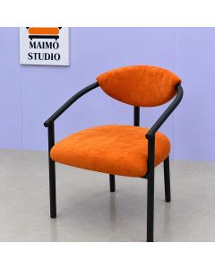 Aurora Upholstered Accent Chair with Metal Frame-MAM1909202607
