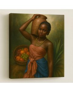 African Woman with Clay Pot – Maimo Furniture Art- MAM0910202556