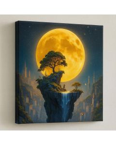 Fantasy Moonlight Waterfall Art – Maimo Furniture- MAM0910202559