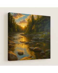 Sunset River Landscape Art – Maimo Furniture- MAM0910202568