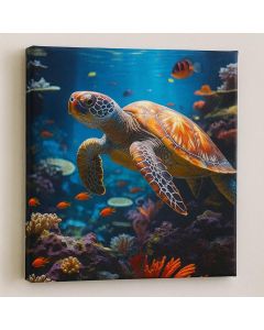 Sea Turtle Coral Reef Ocean Art – Maimo Furniture- MAM0910202573