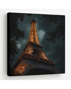 Eiffel Tower Night Skyline Art – Maimo Furniture – Maimo Furniture- MAM0910202574