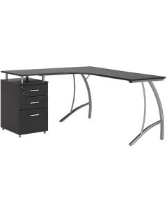 TAB - 1PC - Modern office table executed in wood and metal - MAM17122104