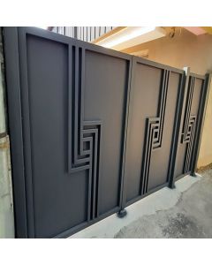 Modern Geometric Metal Gate – Luxury Design Entrance Gate by Maimo Furniture MAM0111202514