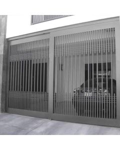 Double Vertical Rod Metal Gate – Heavy-Duty Modern Gate by Maimo Furniture MAM0111202518