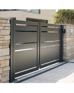 Modern Horizontal Metal Gate – Secure Entrance Gate by Maimo Furniture MAM011120251342