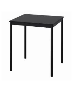 Compact Black Metal Dining Table – Simple Modern Dining by Maimo Furniture-MAM1118202511