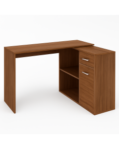 Wood Office Desk with Drawer and Open Shelf – Maimo Furniture MAM0311202521