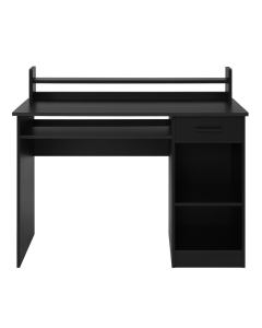 Compact Black Office Desk with Monitor Shelf and Storage – Maimo Furniture MAM0311202511
