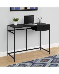 Modern Black Metal Computer Desk with Drawer – Maimo Furniture MAM0311202526