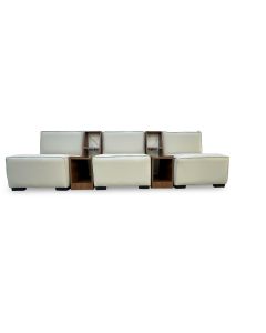 Modular lounge seating with integrated side tables and built-in power access-MAM1125202547